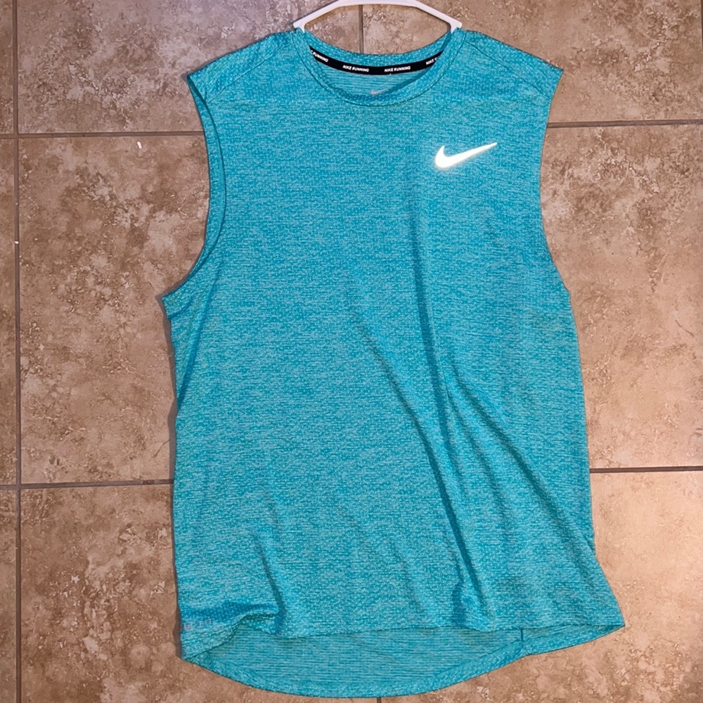 Large - Nike - Tank Top - Teal